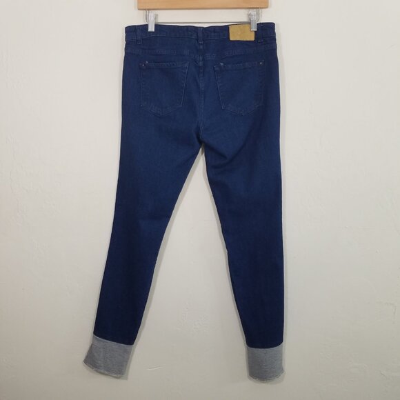 Zara BAGGY Premium Wash Collection Jeans Pants Gray/Blue Size 6 - Picture 7 of 10